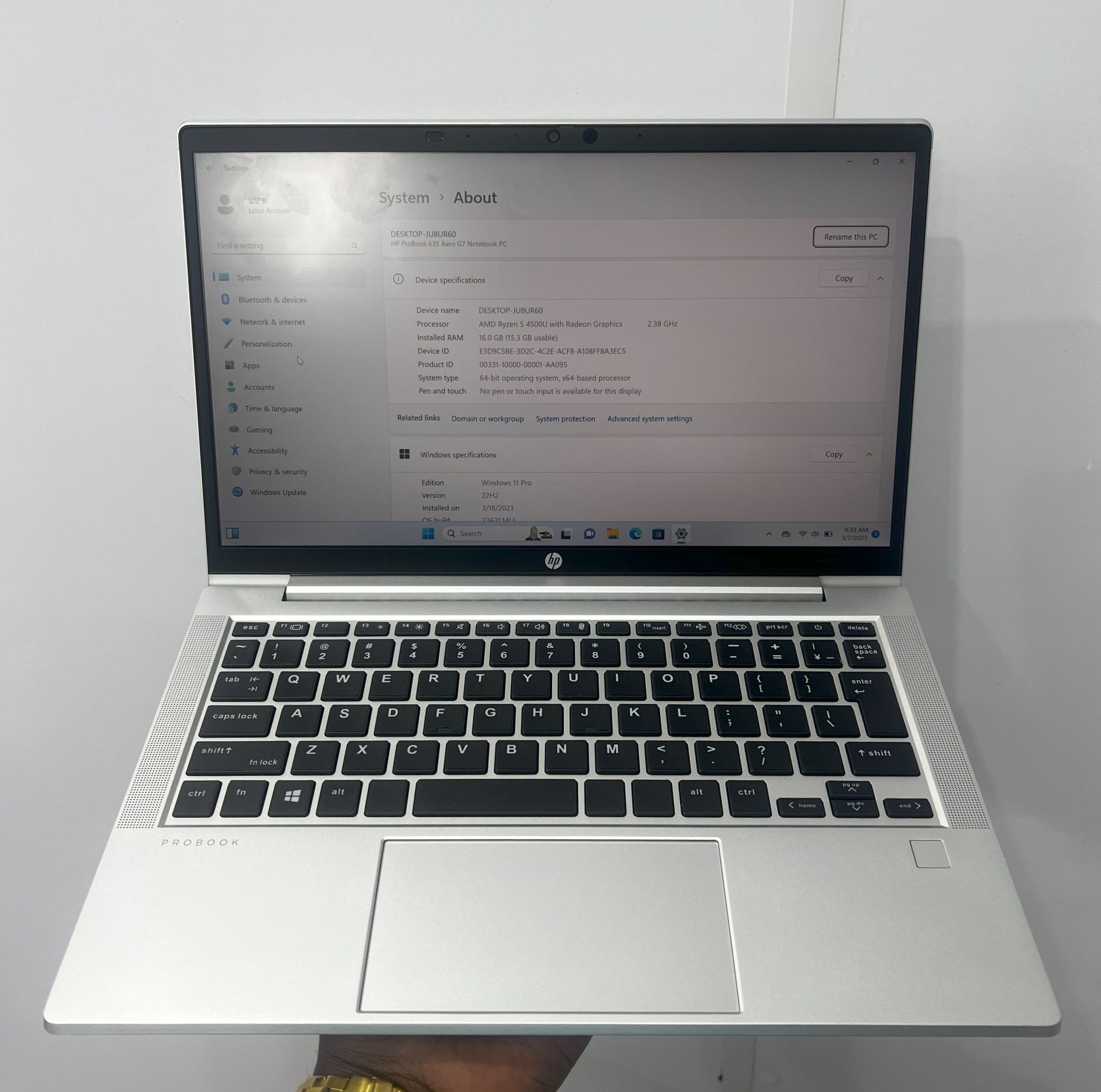 HP ProBook 635 Aero G7 | Business Laptop | 13.3-inch FHD | AMD